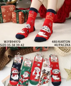 Skarpety Damskie,size 35-42,paczka 40szt,mix kolor