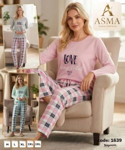 Piżama Damskie,size m-3xl,Paczka 15szt,mix kolor