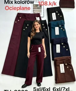 Spodnie Damsskie,size 5/6-8/9xl,Paczka 12szt,mix kolor