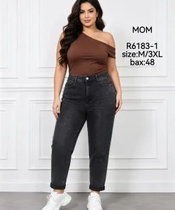 Jeansy Damskie,size m-3xl,paczka 12szt,1kolor