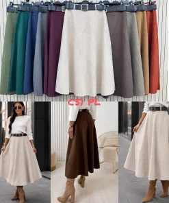 Spódnica Damskie WŁOSKA,Size uni,paczka 6szt, mix kolor