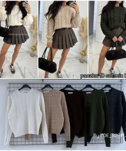 Swetry Damskie WŁOSKA,Size uni,paczka 6szt, mix kolor