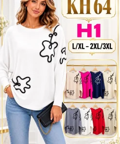 Swetry damskie,size l/xl-2/3xl,paczka 12szt,mix kolor