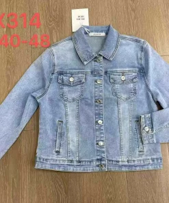 Kurtki Jeansowe Damskie, size 40-48,paczka 10szt,1kolor