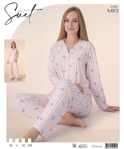 Piżama Damskie,size m-2xl,paczka 12szt,1kolor