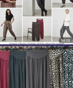 Spodnie damskie,size uni,paczka 6szt,mix kolor