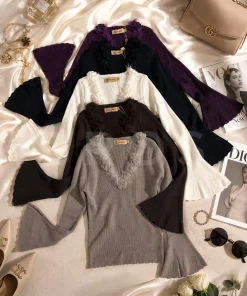 Swetry Damskie,size uni,paczka 6szt, mix kolor