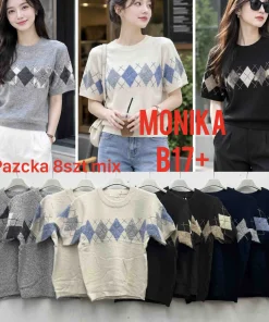 Swetry Damskie WŁOSKA,Size uni,paczka 6szt, mix kolor