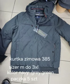 Kurtki MĘSKIE,size m-3xl,Paczka 5szt,1kolor