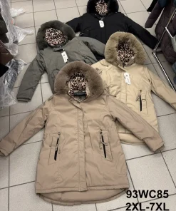 Kurtki Damskie ,Size 2xl-7xl,paczka 6szt, 1kolor