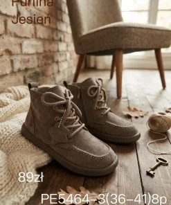 Buty Botki DAMSKIE (36-41 8par)