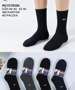 Skarpety MĘSKIE,size 40-46,Paczka 40szt,mix kolor