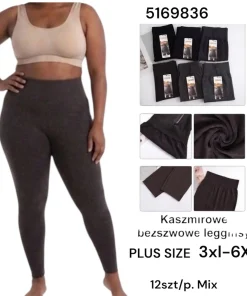 Leginsy Damskie,size 3xl-6xl,Paczka 12szt ,mix kolor