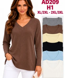 Bluzki damskie,size l/xl-2/3xl,paczka 12szt,mix kolor