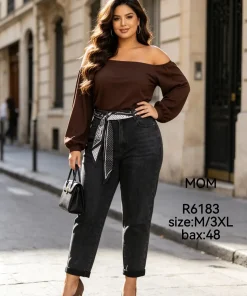 Jeansy Damskie,size m-3xl,paczka 12szt,1kolor