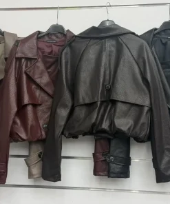 Kurtki skórzane damskie,size uni,paczka 6szt,mix kolor