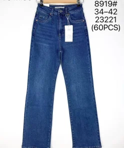 Jeansy damskie ,size 34-42,Paczka 10szt ,1kolor