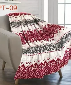 miękki koc z świętowanie Rozmiar : 160/200