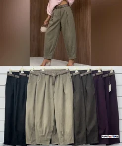 Spodnie Damskie WŁOSKA,Size uni,paczka 6szt, mix kolor