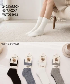 Skarpety Damskie,size 35-42,Paczka 40szt,mix kolor