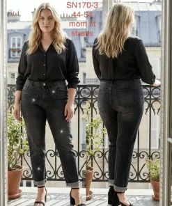 Jeansy Damskie,size 44-54,Paczka 10szt ,1 kolor