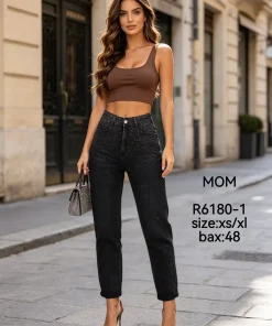 Jeansy Damskie,size xs-xl,paczka 12szt,1kolor