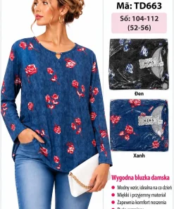 Bluzki Damskie ,Size 50-56,paczka 12szt, mix kolor