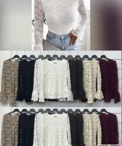 Bluzki Damskie WŁOSKA,Size uni,paczka 6szt, mix kolor