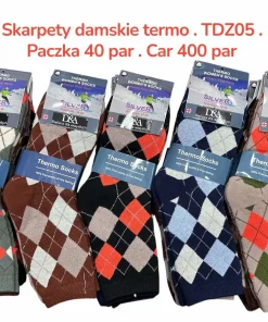 Skarpety Damskie,size 35-42,Paczka 40szt ,mix kolor