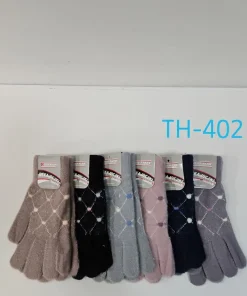 Rękawiczki damskie,paczka 12szt,mix kolor