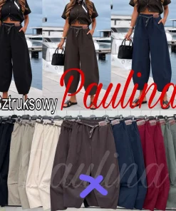 Spodnie Damskie WŁOSKA,Size uni,paczka 6szt, mix kolor