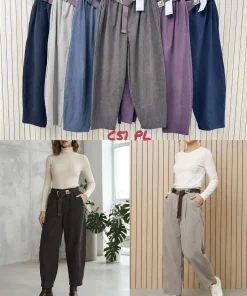 Spodnie Damskie WŁOSKA,Size uni,paczka 6szt, mix kolor