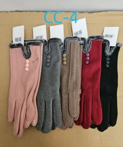 Rękawiczki Damskie , paczka 12szt,mix kolor