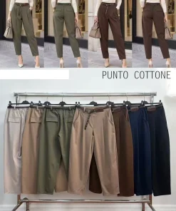 Spodnie Damskie WŁOSKA,Size uni,paczka 6szt, mix kolor