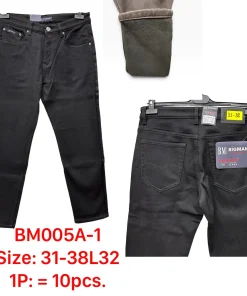 Spodnie JEANSOWE MĘSKA ,Size 31-38,paczka 10szt, 1kolor