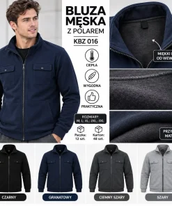 Bluzy MĘSKIE,size m-3xl,paczka 12szt,mix kolor