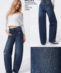 Jeansy Damskie,size xs-l,paczka 10szt,1kolor