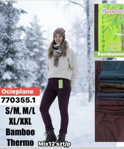 Leginsy Damskie,size s/m-xl/2xl,paczka 12szt,mix kolor