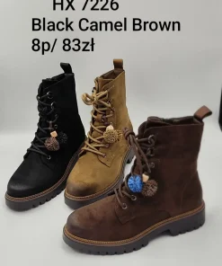 Buty Botki DAMSKIE 36-41 8par)