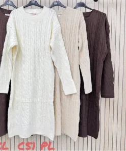 Sukienki Damskie WŁOSKA,Size uni,paczka 6szt, mix kolor
