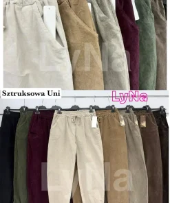 Spodnie Damskie WŁOSKA,Size uni,paczka 6szt, mix kolor