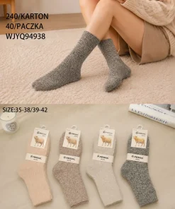 Skarpety Damsskie,size 35-42,Paczka 40szt ,mix kolor
