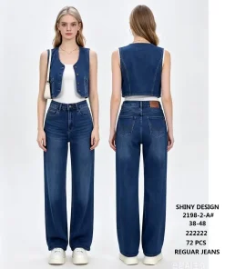 Jeansy Damskie,size 38-48,paczka 12szt,1kolor