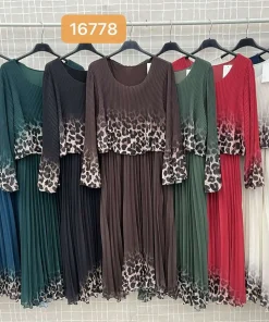 Sukienki Damskie WŁOSKA,Size uni,paczka 6szt, mix kolor