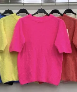 Swetry Damskie WŁOSKA,Size uni,paczka 6szt, mix kolor