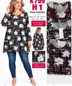 Bluzki damskie,size 4-6xl,paczka 12szt,mix kolor
