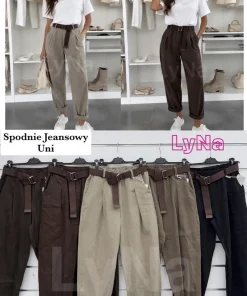 Spodnie Damskie WŁOSKA,Size uni,paczka 6szt, mix kolor