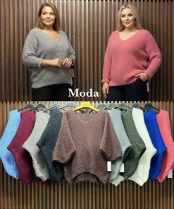 Swetry damskie,Size uni,paczka 6szt,mix kolor