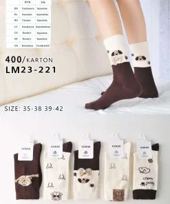 Skarpety Damskie,size 35-42,Paczka 40szt,mix kolor