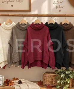Swetry Damskie WŁOSKA,Size uni,paczka 6szt, mix kolor